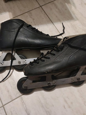Vintage roller skates used, Soviet made, 1980s