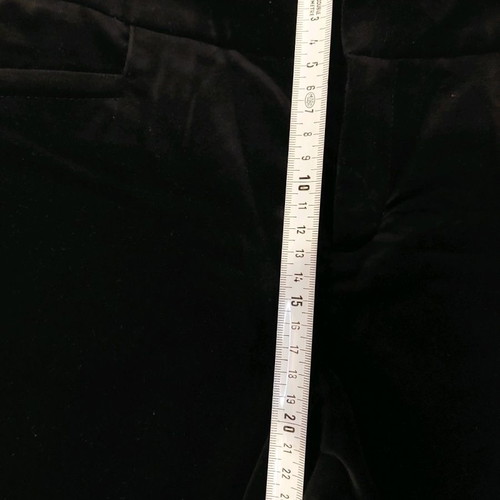 Banana Republic black velvet pants new, size M