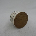 Old bronze decorative box, 7 cm diameter