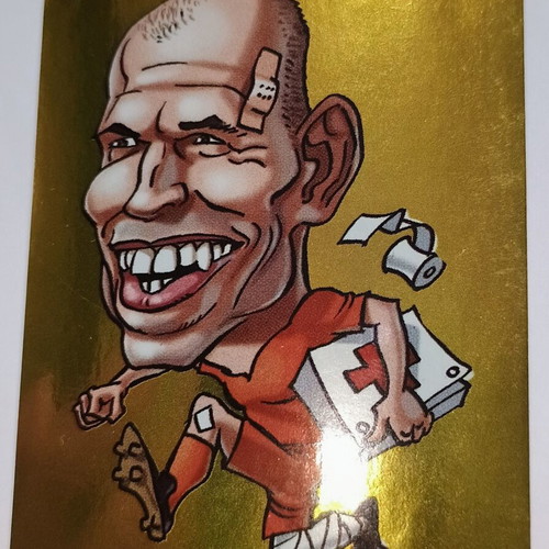 Arjen Robben Netherlands National Team Sticker #59, World Cup 2014