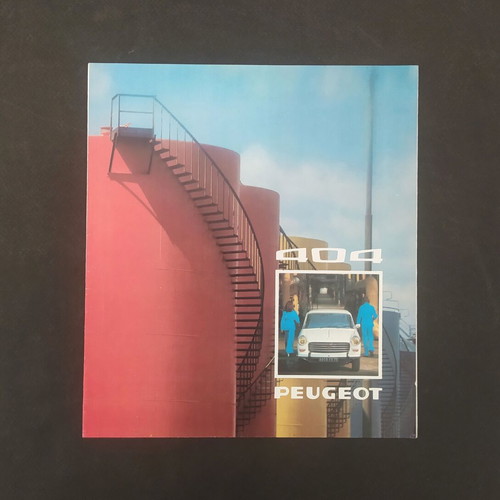 Peugeot 404 Car Brochure 1974 Like New Greek Import