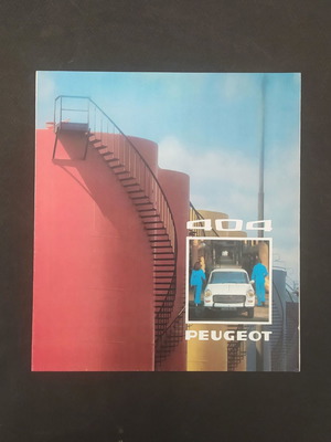 Peugeot 404 Car Brochure 1974 Like New Greek Import