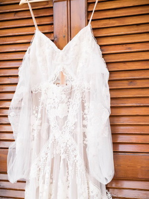 used boho wedding dresses for sale Wedding Dresses 2 IN 1 Boho Vintage Chiffon Short Bridal Gown Long  Detachable