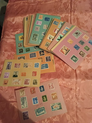 Stamps on cards