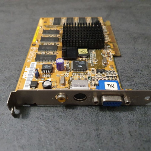 Asus V7100PRO 64M AGP 64MB VGA graphics card used retro