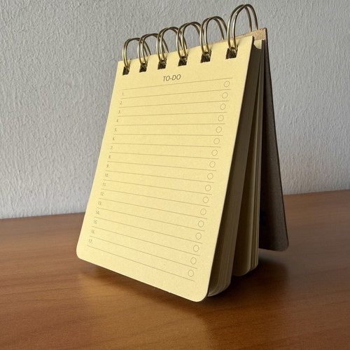 Aesthetic Flip Top Spiral Notepad To-Do List by Flying Tiger Copenhagen