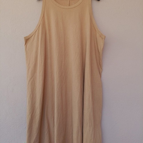 A New Day Plus Size Midi Maxi Dress, beige/tan