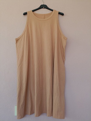 A New Day Plus Size Midi Maxi Dress, beige/tan