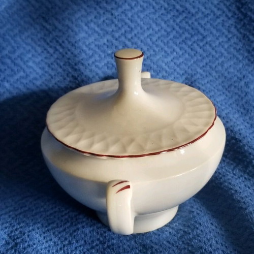 Vintage sugar bowl used in good condition