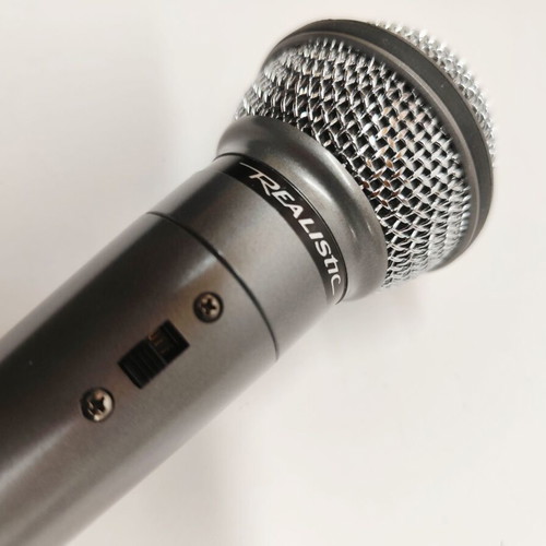 Realistic Highball 33-984A dynamic microphone used, vintage Japan