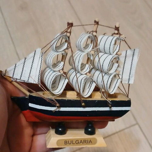 Vintage ship new, handmade antique decoration
