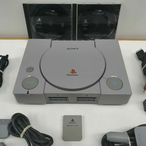 PlayStation 1 Fat SCPH-9002 console like new with 2 controllers and memory card