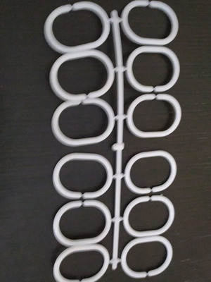 Shower curtain rings new