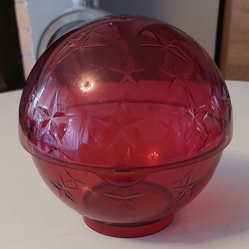 Tupperware Sphere Bowl purple with stars used