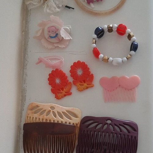Vintage '70s Greek Beauty Set Case used, Solpa