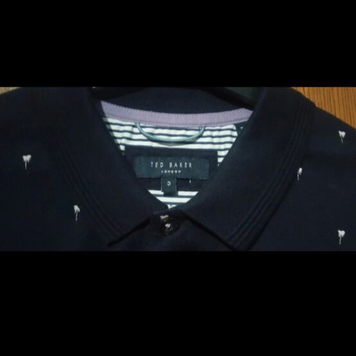 Ted Baker London Polo Shirt no 3 like new, blue, size L
