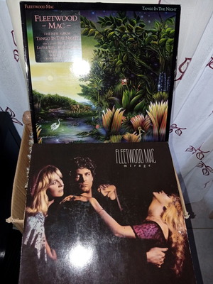 Fleetwood Mac Mirage and Tango In The Night vinyl like new