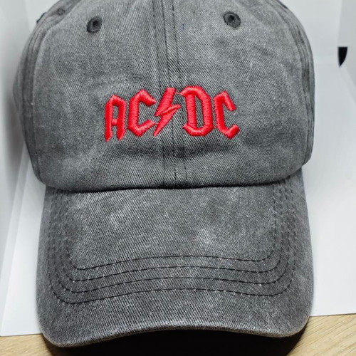 AC/DC Vintage Style Cap with Embroidered Logo like new
