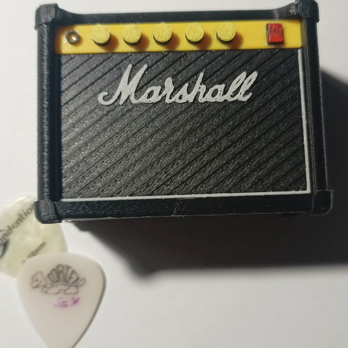 String Pick Holder new, miniature vintage Marshall amplifier design