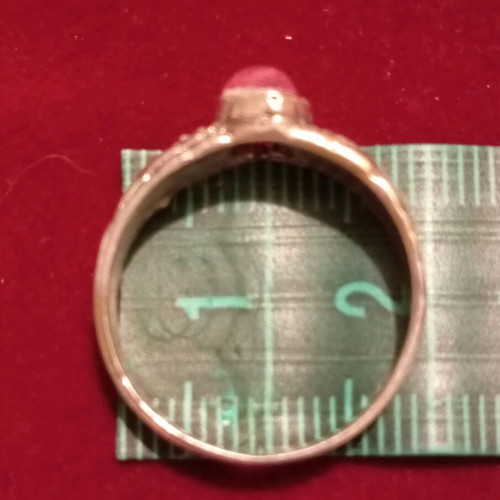 Silver ring 925 new, size 59, 19mm diameter