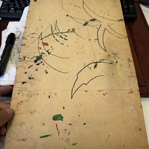 Krull movie poster used, cardboard