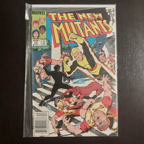The New Mutants #10 comic used, Newsstand edition