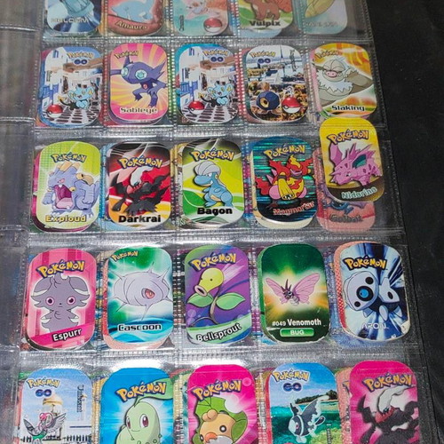 Pokemon GO The Original Metal Tags Album like new with 270 metal tags