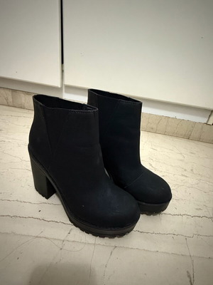 H&M ankle boots used, black, 10cm heel, size 37