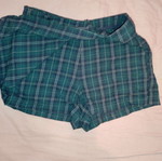 Pull&Bear checked skort S like new, green blue