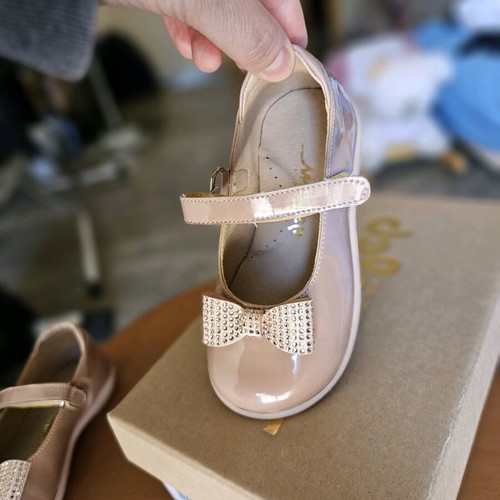 Mouger ballerinas size 23 like new, pink-beige