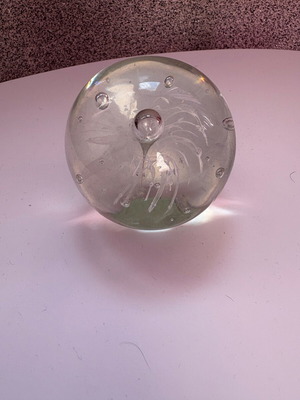 Glass decorative sphere new with beautiful internal design
