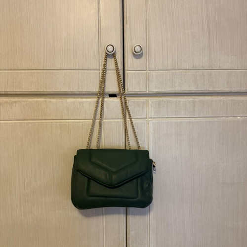 Women's shoulder bag, cypress green