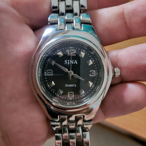 SINA Quartz wristwatch used, stainless steel, water resistant