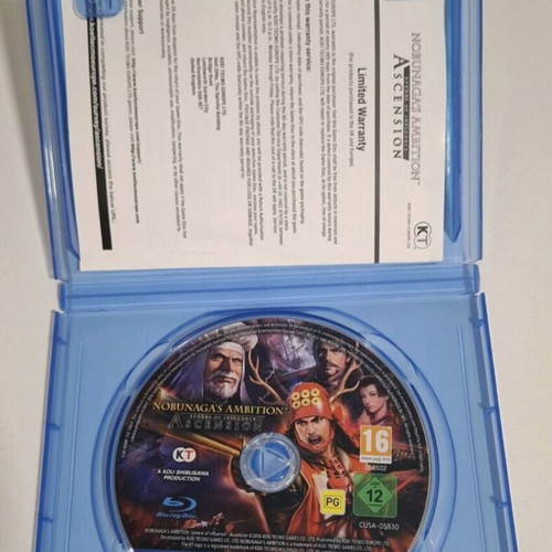 Nobunaga's Ambition Ascension PS4 game used