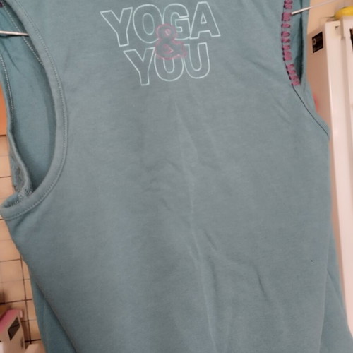 BodyTalk sports shirt used, turquoise, size S