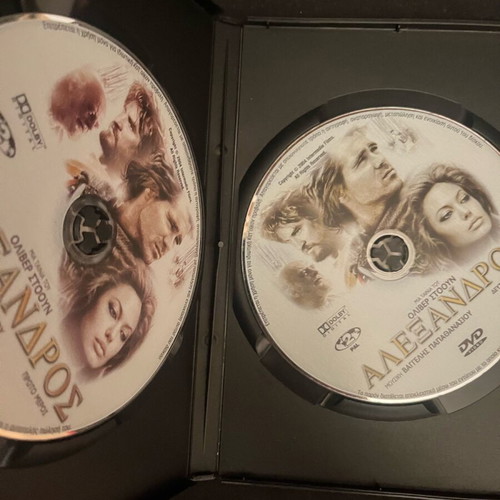 Alexander double DVD used, directed by Oliver Stone, music by Vangelis Papathanasiou