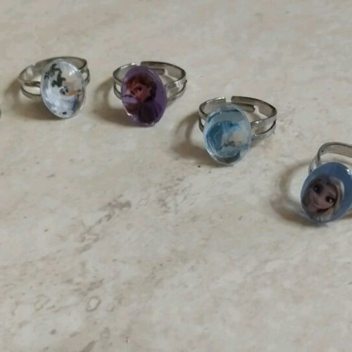 Frozen H&M children's rings like new, pack of 5