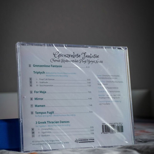 Collectible CD of modern classical guitar new, Doberman-Yppan