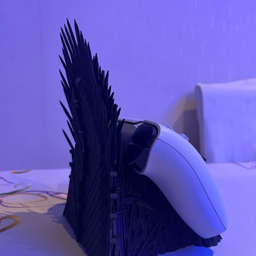 PS5 DualSense Controller Stand 3D Printed New Iron Throne Style
