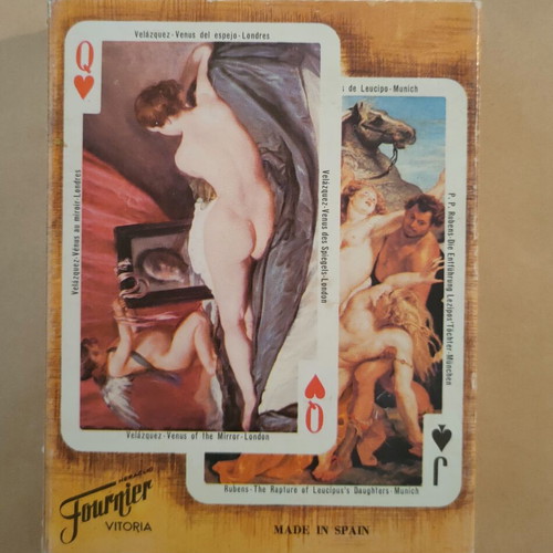 Playing Cards The Nude in Art Fournier like new