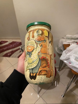 Handmade vase like new for regular use and decoration