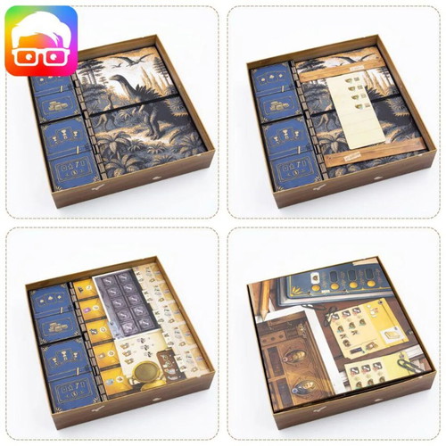 Bone Wars Board Game Organizer 3D Printed for Sleeved Cards