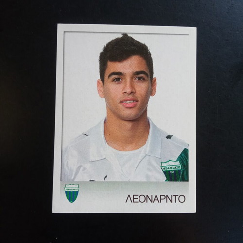 Panini Superleague Ελλάδα 2008-2009 αυτοκόλλητο Νο161 Λεονάρντο Λεβαδειακός καινούργιο