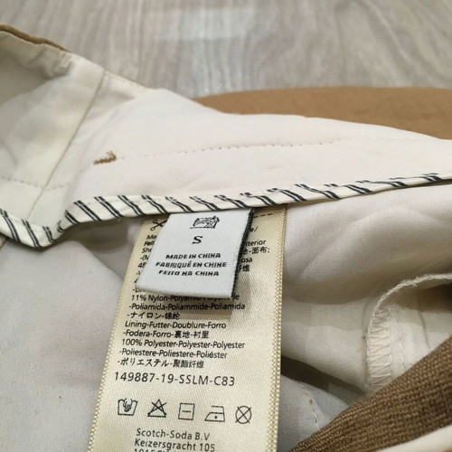 Scotch & Soda Raffia Town Pants brown size S like new