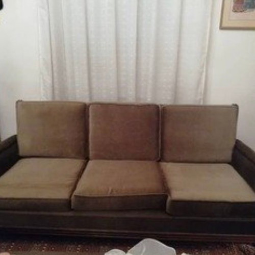 Set 3-seater sofa and two armchairs used