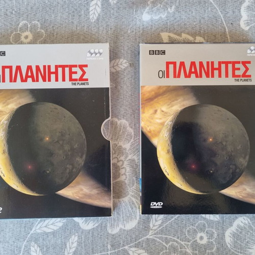 The Planets BBC documentary 3 DVD box set like new, dubbed