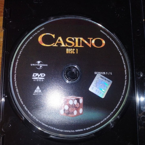 Casino DVD like new with Greek subtitles