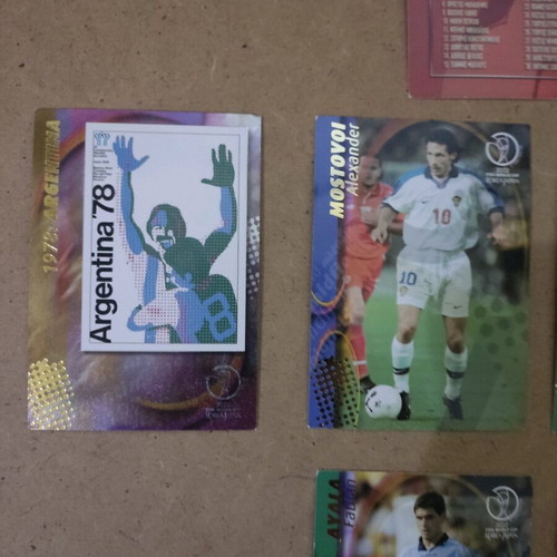 FIFA World Cup 2002 Panini football collectible cards like new, pack of 7