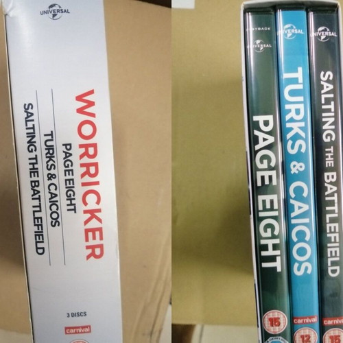 Worricker Trilogy DVD new, no Greek subtitles