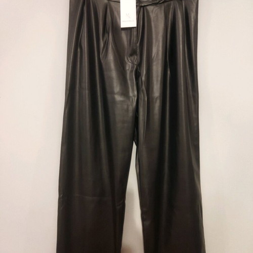 Leather pants new, black, size L/40/12